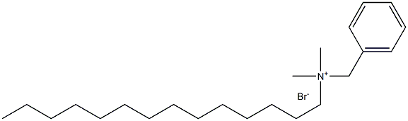 十四烷基二甲基苄基溴化铵 结构式