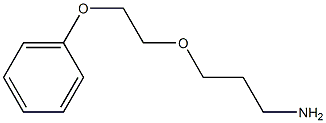 3-苯氧基乙氧基丙胺 结构式