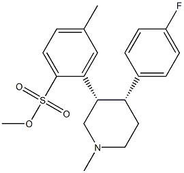 帕罗西汀杂质46 结构式