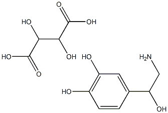 酒石酸去甲肾上腺素杂质1 结构式