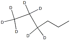 正己烷-1,1,1,2,2,3,3-D7 结构式
