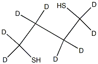 1,4-丁烷二硫酚-D8 结构式