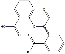 ACETYLSALICYLIC ACID 邻乙酰水杨酸 结构式