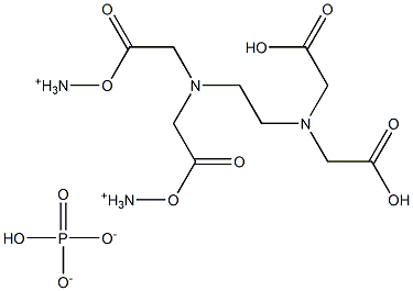乙二胺四乙酸磷酸氢二铵盐 结构式