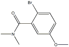 2-BROMO-5-METHOXY-N,N-DIMETHYL-BENZAMIDE 结构式