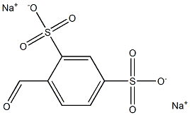 BENZALDEHYDE-2,4-DISULPHONIC ACID DISODIUM SALT 结构式