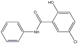 2-羟基-5-氯-苯甲酰苯胺 结构式