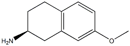 (S)-7-甲氧基-2-四氢萘胺 结构式
