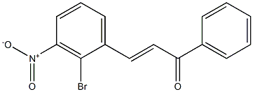 3Nitro-2-BromoChalcone 结构式