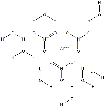 Aluminum nitrate octahydrate 结构式