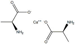 Calcium di(l-alpha-alanine) 结构式