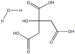 Citric acid monohydrate 结构式