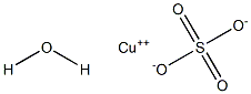 Copper (II) sulfate hydrate 结构式