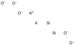 Dipotassium disilicon pentaoxide 结构式