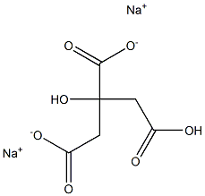 disodium hydrogen citrate 结构式