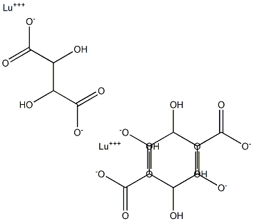 Lutetium(III) tartrate 结构式