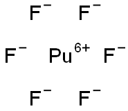 Plutonium(VI) fluoride 结构式