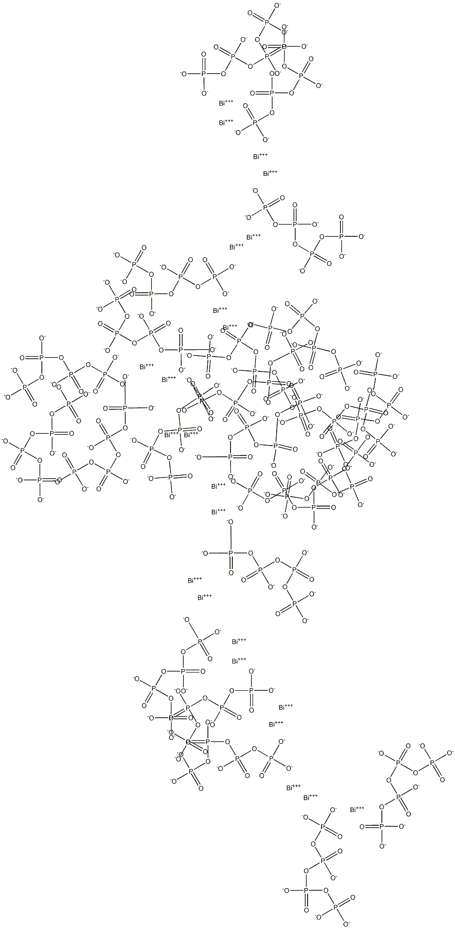 Tricosabismuth tetraphosphate 结构式