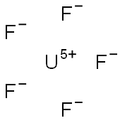 Uranium(V) fluoride 结构式