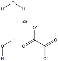 Zinc oxalate dihydrate 结构式