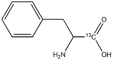 DL-Phenylalanine-1-13C 结构式