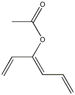 -HEXATRIENE-4-OL ACETATE 结构式