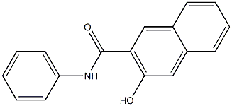 2-羟基-3-萘甲酰基苯胺 结构式