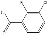 2-氟-3-氯苯甲酰氯 结构式
