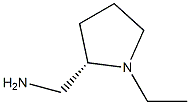 (S)-1-乙基-2-氨甲基吡咯烷 结构式