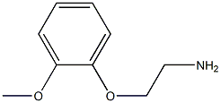 2-(2-甲氧基苯氧基)乙胺 结构式