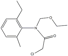 乙草胺50%EC 结构式