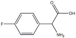 A-氨基-4-氟苯乙酸 结构式