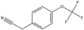 4-三氟甲氧基苯乙腈 结构式