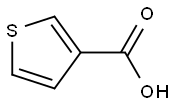 噻吩-3-甲酸 结构式