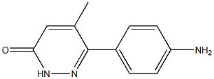 (R)-6-(4-氨基苯基)-5-甲基-3(2H)哒嗪酮 结构式