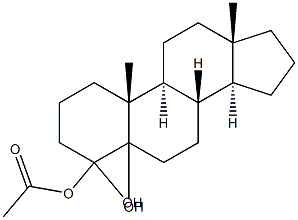 4-羟基-4-雄烯二醇醋酸酯 结构式