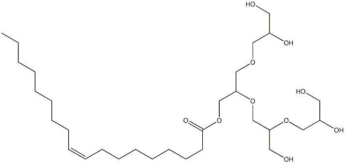 四聚甘油油酸酯 结构式