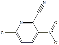 6-氯-2-氰基-3-硝基吡啶 结构式