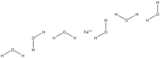 六水柠檬酸亚铁 结构式