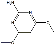 4,6-二甲氧基-2-氨基嘧啶 结构式