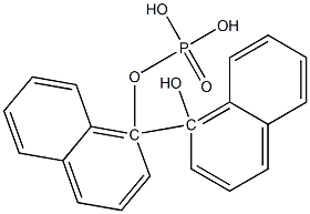 S-(+)-1,1'-联萘酚磷酸酯 结构式