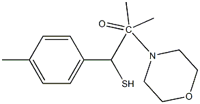 2-甲基-4'-甲巯基-2-吗啉基苯丙酮 结构式