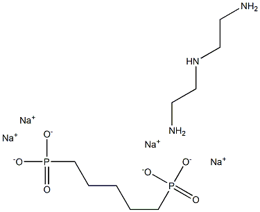 二乙烯三胺五甲叉膦酸二钠盐 结构式