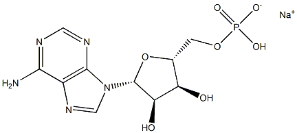 5'-腺苷酸单钠盐 结构式