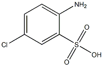 对氯苯胺-2-磺酸 结构式