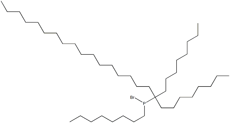 三辛基十八烷基溴化膦 结构式