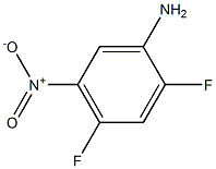 2,4二氟-5-硝基苯胺 结构式