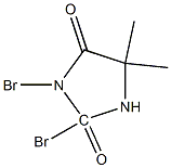 3-二溴-5,5-二甲基海因 结构式