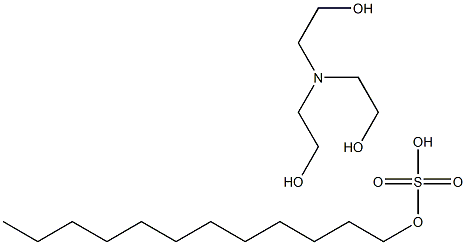 十二烷基硫酸三乙醇胺 结构式