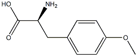 L-4-甲氧基苯丙氨酸 结构式